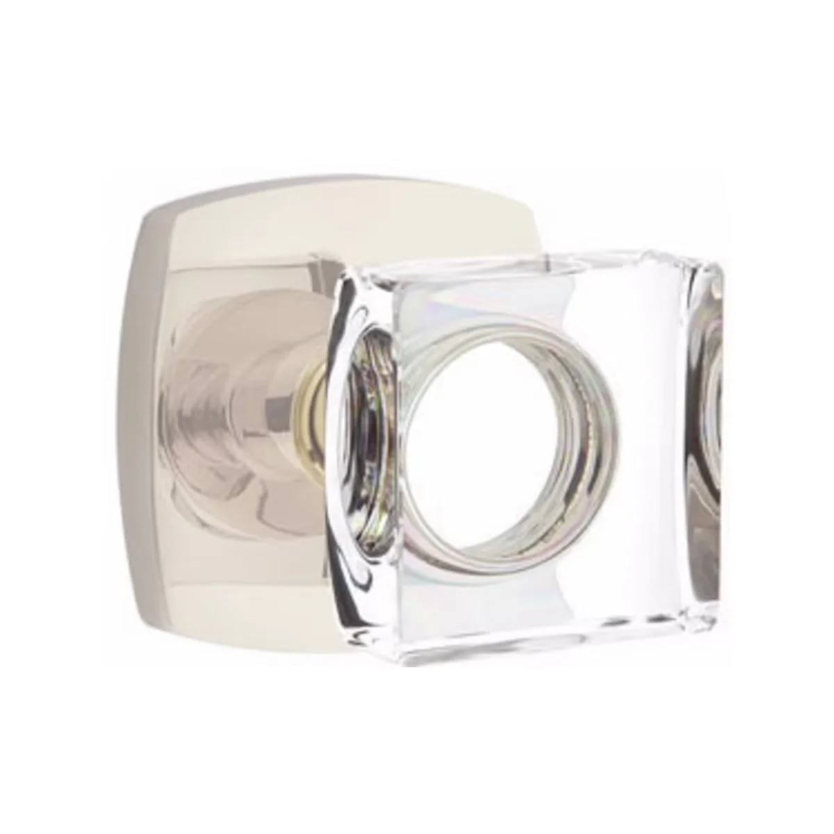 MODERN SQUARE GLASS (MSC) DUMMY (PAIR) KNOB - Omega Custom Fabrication LLC