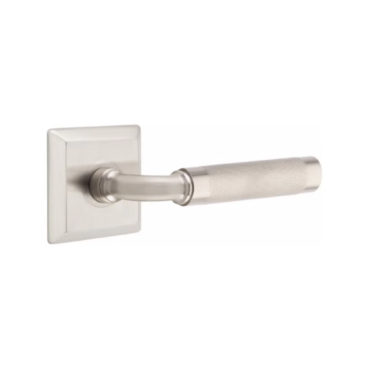R-BAR KNURLED (RA.KN) PRIVACY (BED/BATH) LEVER WITH 2-3/8