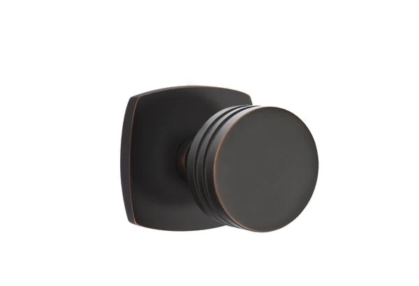 URBAN MODERN SECTIONAL OIL RUBBED BRONZE (US10B) HANDLESET SINGLE-CYLINDER [4715] W/ 2-3/8