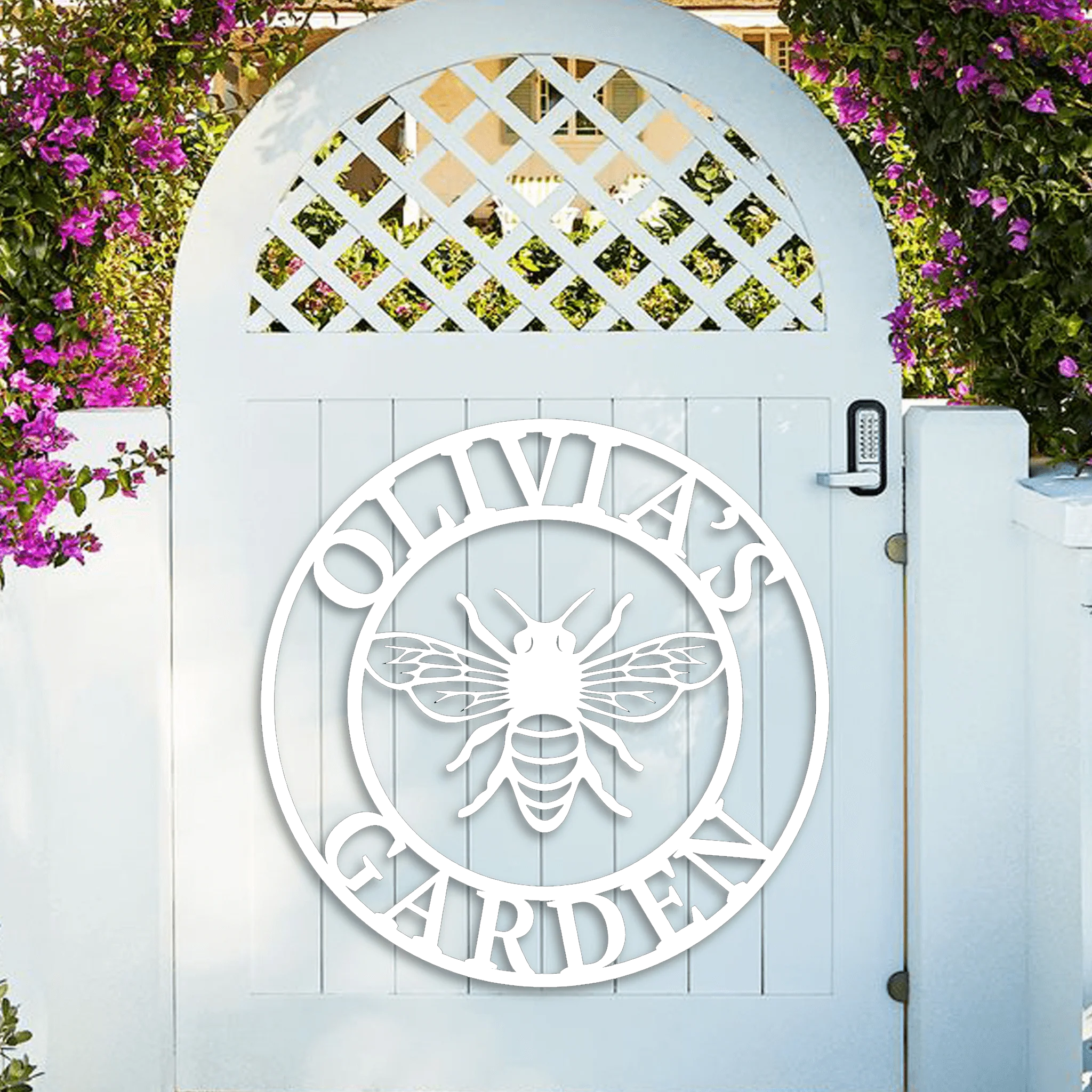 Custom Bee Metal Wall Art - Omega Custom Fabrication LLC