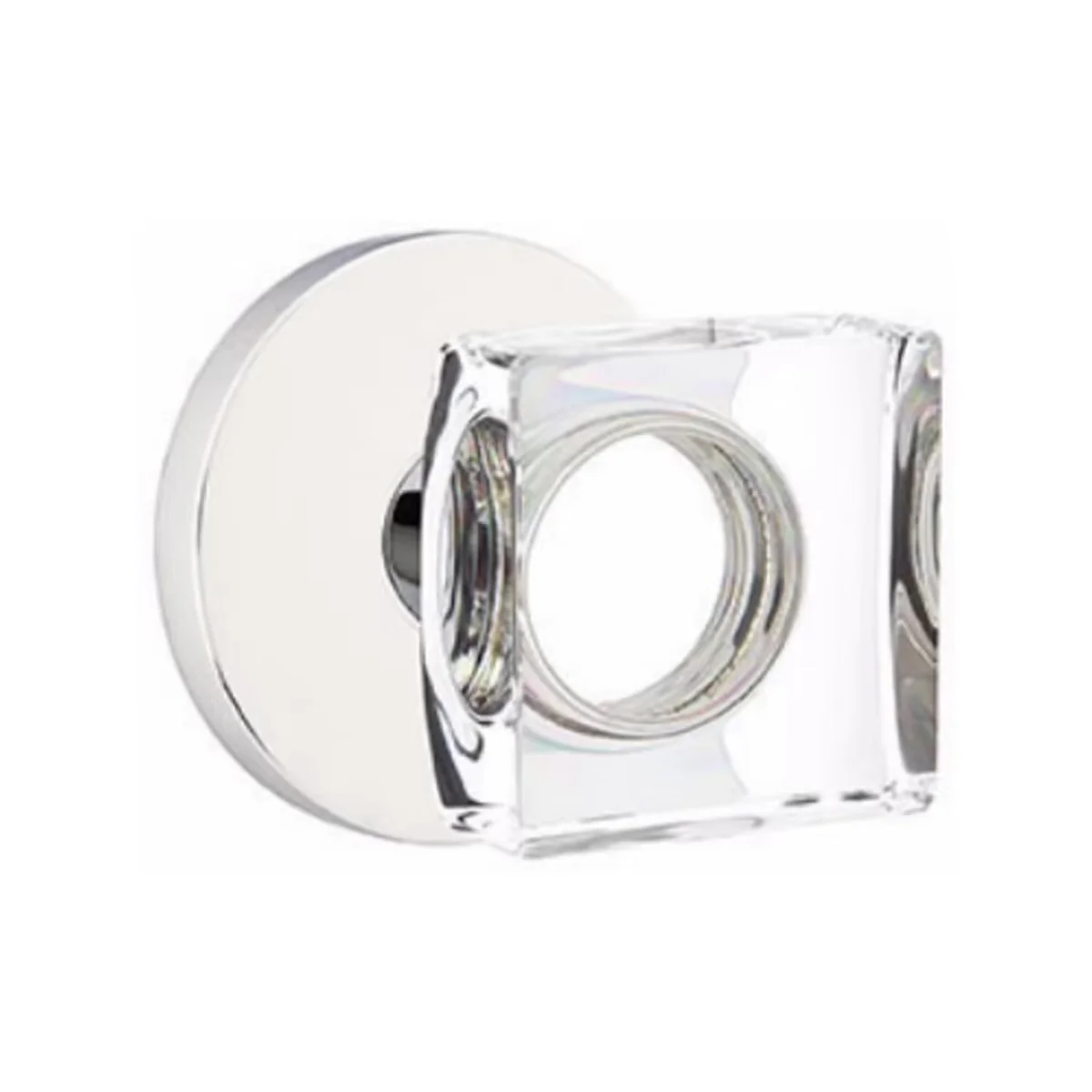 MODERN SQUARE GLASS (MSC) DUMMY (PAIR) KNOB - Omega Custom Fabrication LLC