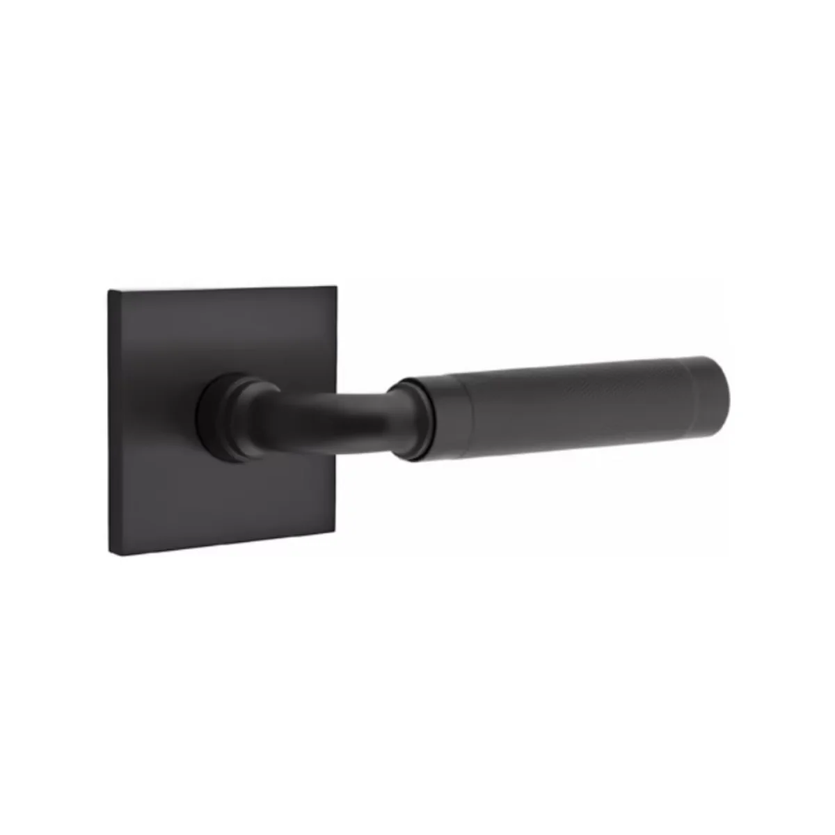 R-BAR KNURLED (RA.KN) PASSAGE (HALL/CLOSET) LEVER WITH 2-3/8