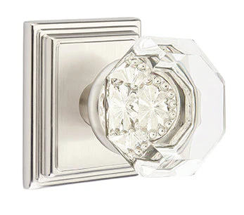 OLD TOWN GLASS (OT) PRIVACY (BED/BATH) KNOB WITH 2-3/8