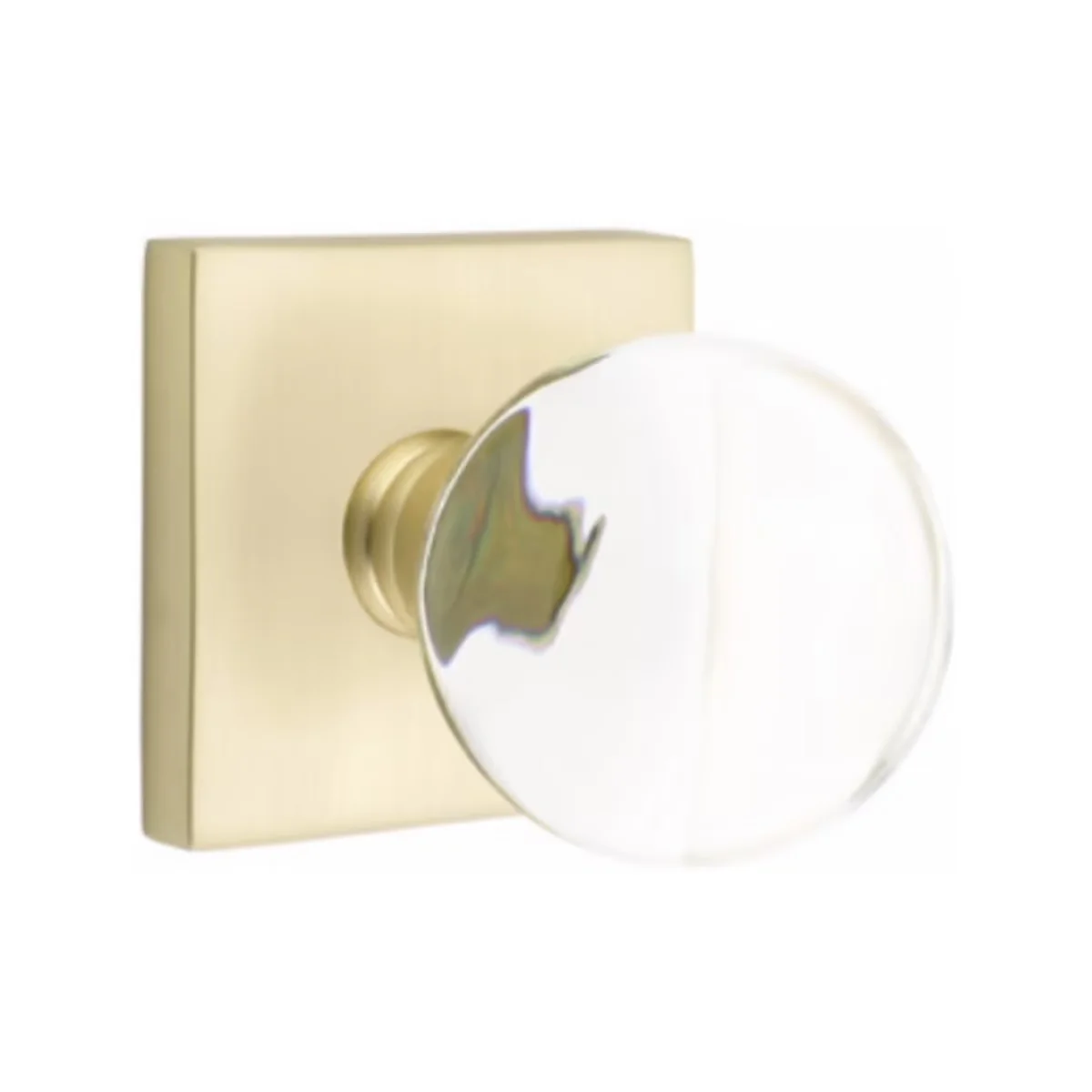 BRISTOL GLASS (BL) PASSAGE (HALL/CLOSET) KNOB WITH 2-3/8