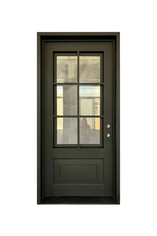 Tribeca Single Iron Door - Omega Custom Fabrication LLC