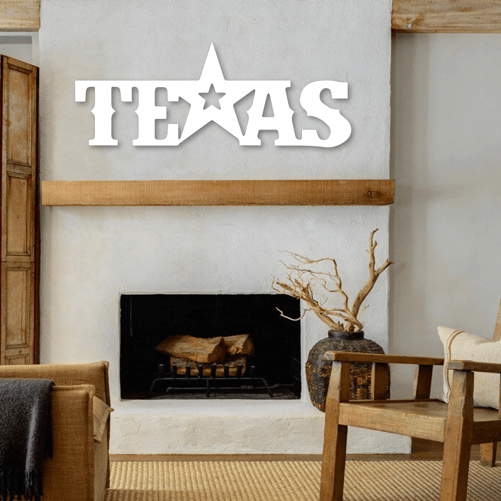 Texas Star Metal Wall Art - Omega Custom Fabrication LLC