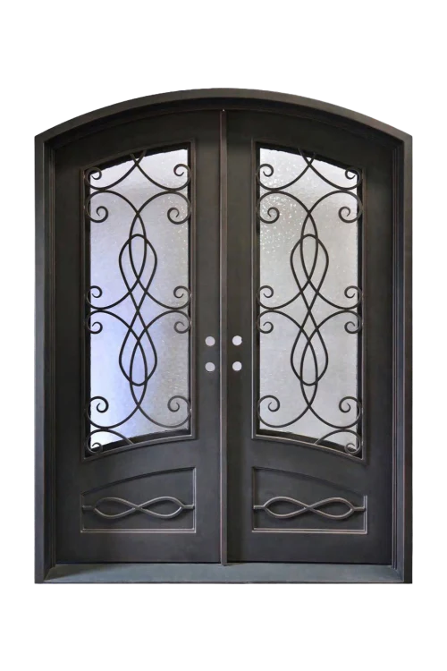 Valencia Scroll Iron Door - Omega Custom Fabrication LLC