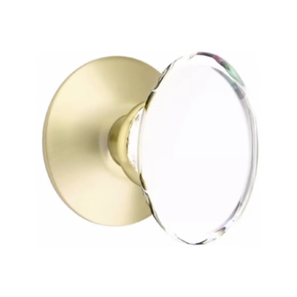 HAMPTON GLASS (HT) PASSAGE (HALL/CLOSET) KNOB WITH 2-3/8