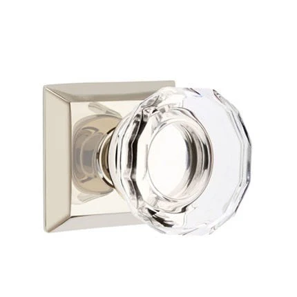 LOWELL GLASS (LW) PRIVACY (BED/BATH) KNOB WITH 2-3/8