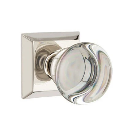 PROVIDENCE GLASS (PC) PASSAGE (HALL/CLOSET) KNOB WITH 2-3/8