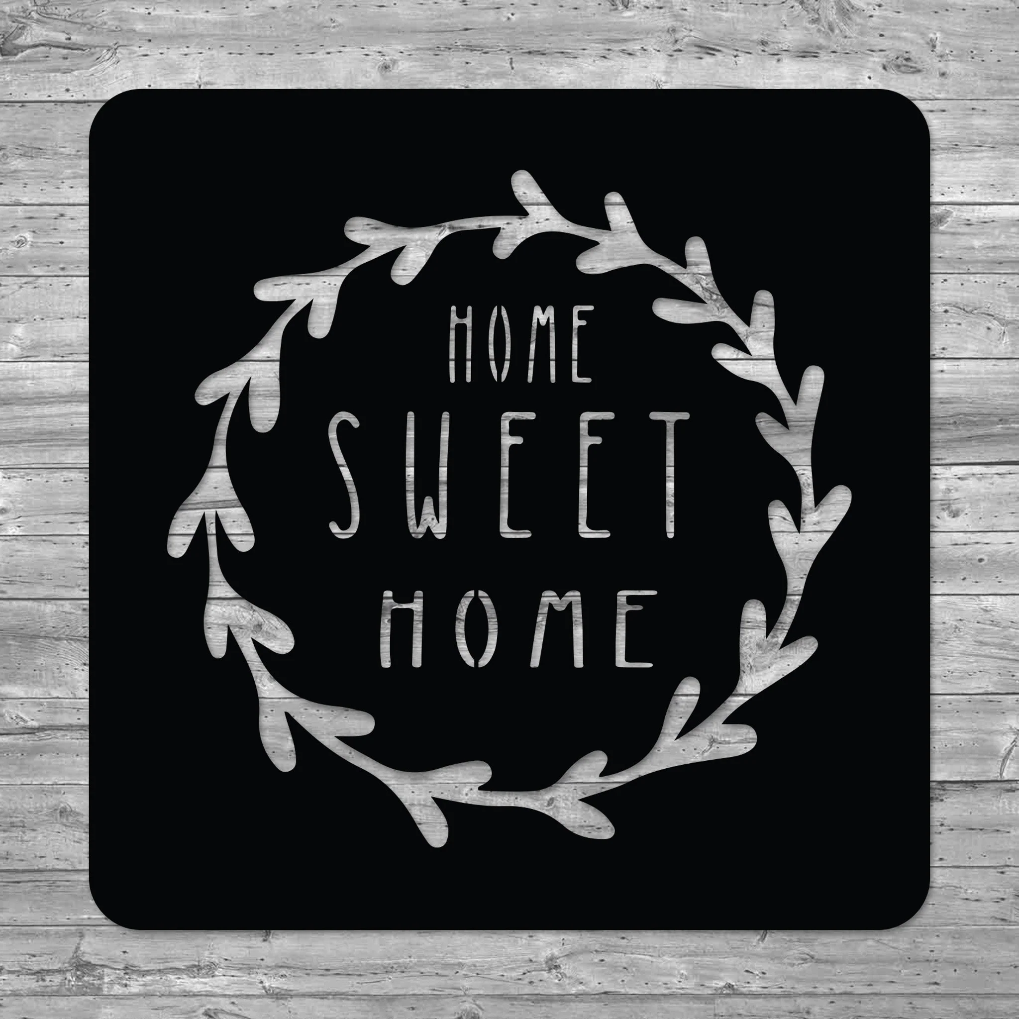 Home Sweet Home Metal Sign - Omega Custom Fabrication LLC