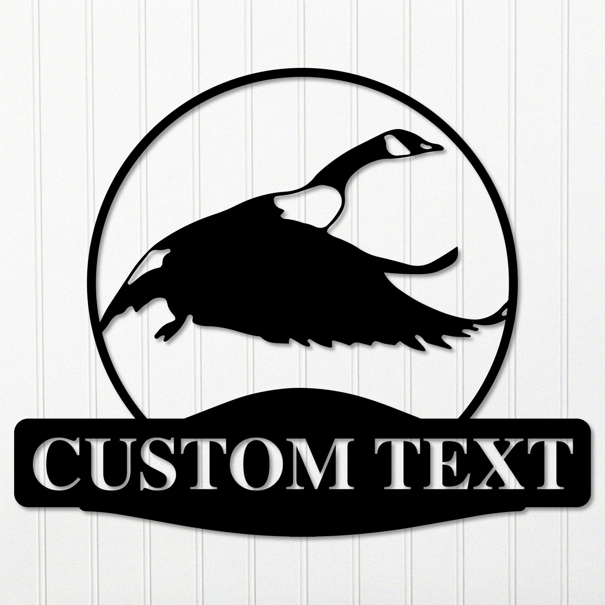 Custom Goose Metal Wall Art - Omega Custom Fabrication LLC