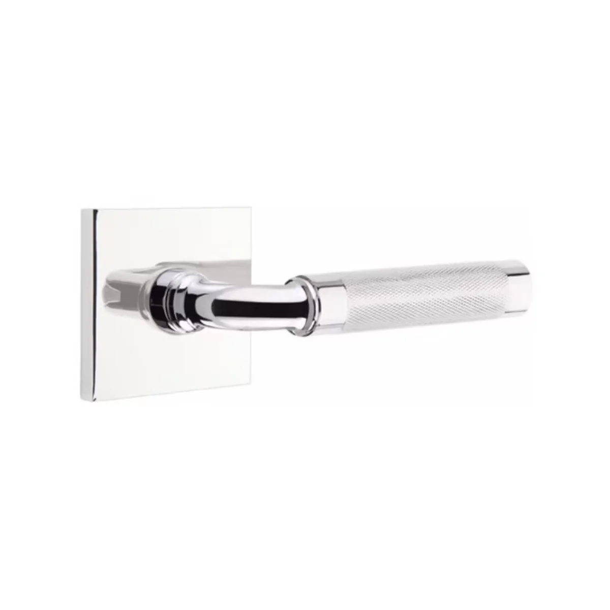 R-BAR KNURLED (RA.KN) PRIVACY (BED/BATH) LEVER WITH 2-3/8