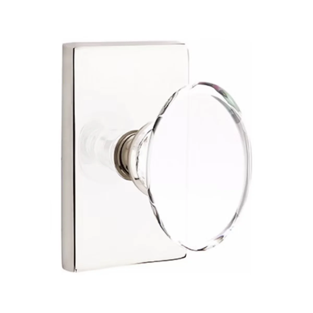 HAMPTON GLASS (HT) PASSAGE (HALL/CLOSET) KNOB WITH 2-3/8