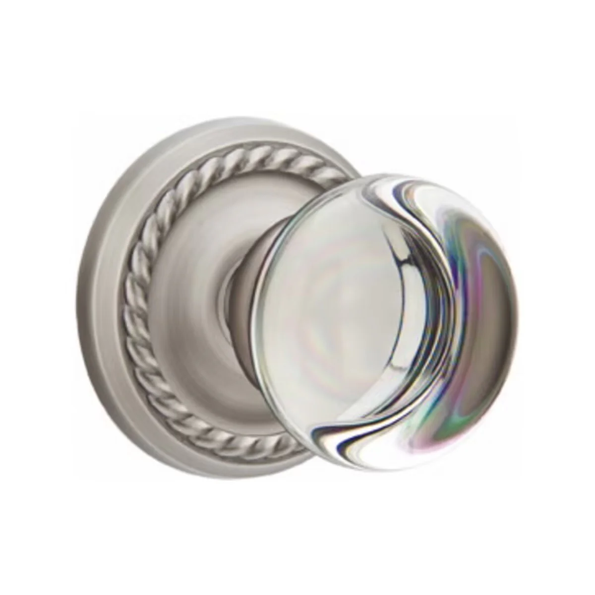 PROVIDENCE GLASS (PC) PASSAGE (HALL/CLOSET) KNOB WITH 2-3/8