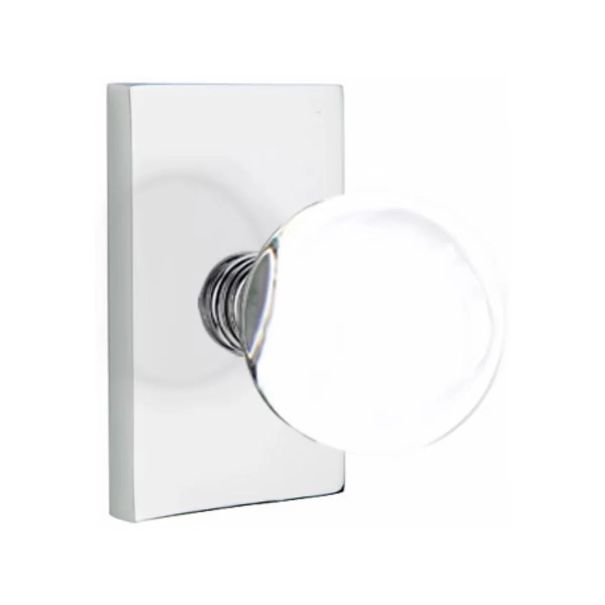 BRISTOL GLASS (BL) PRIVACY (BED/BATH) KNOB WITH 2-3/8