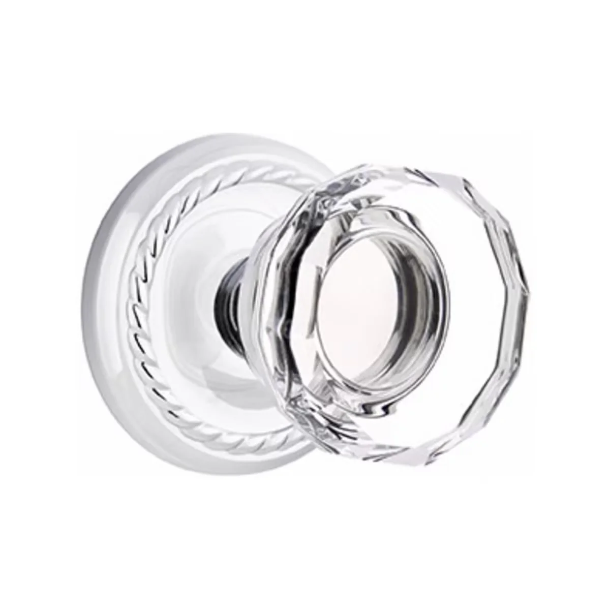 LOWELL GLASS (LW) DUMMY (PAIR) KNOB - Omega Custom Fabrication LLC
