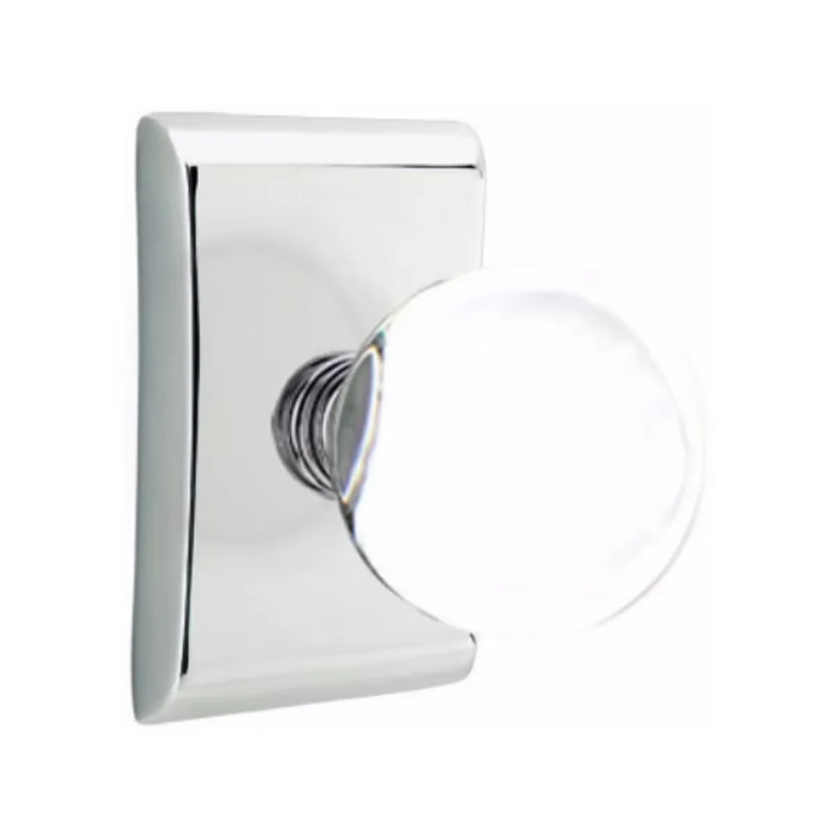 BRISTOL GLASS (BL) PRIVACY (BED/BATH) KNOB WITH 2-3/8