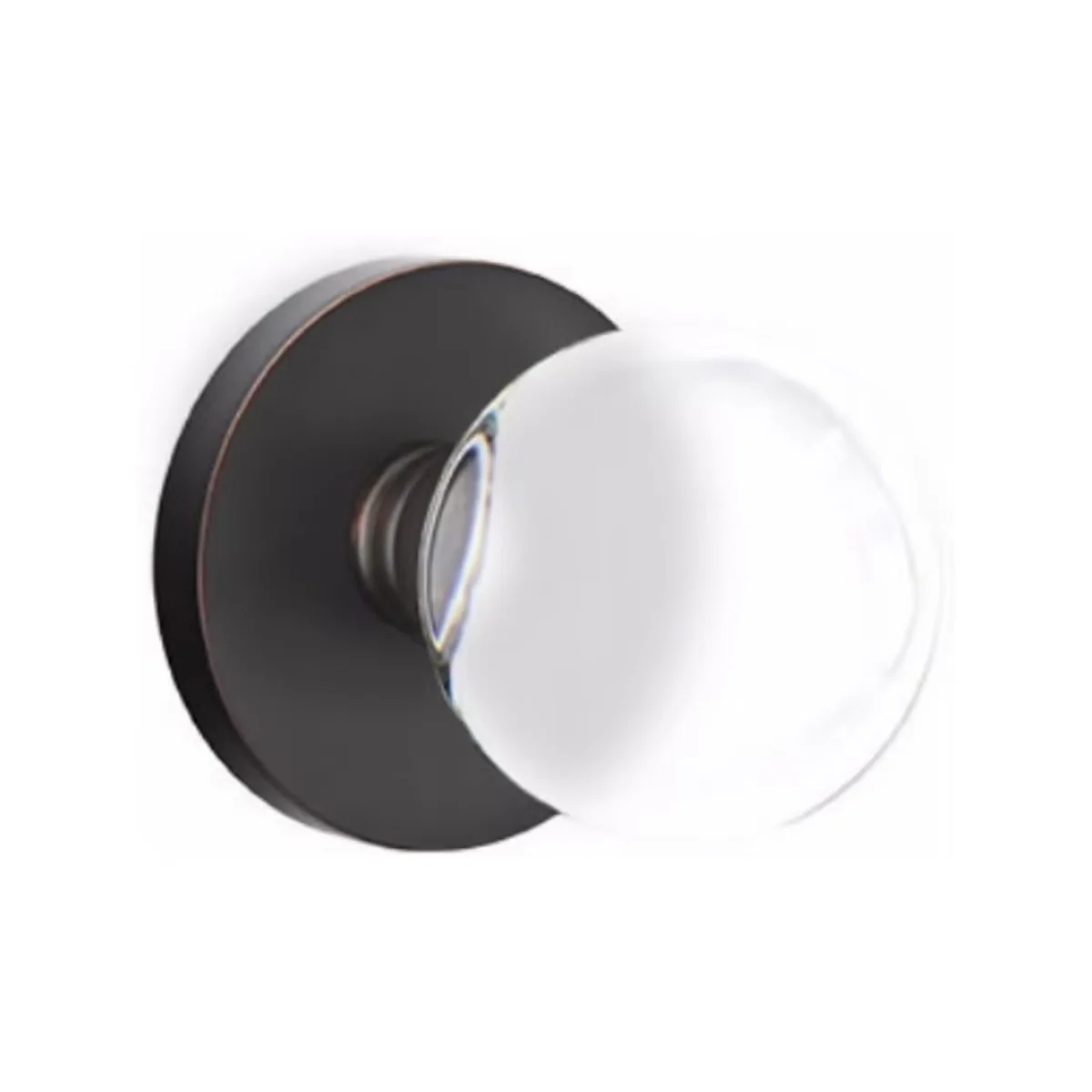BRISTOL GLASS (BL) PASSAGE (HALL/CLOSET) KNOB WITH 2-3/8