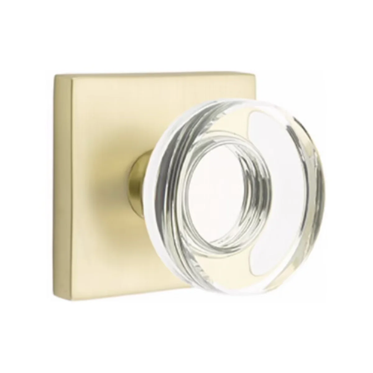 MODERN DISC GLASS (MDC) DUMMY (PAIR) KNOB - Omega Custom Fabrication LLC
