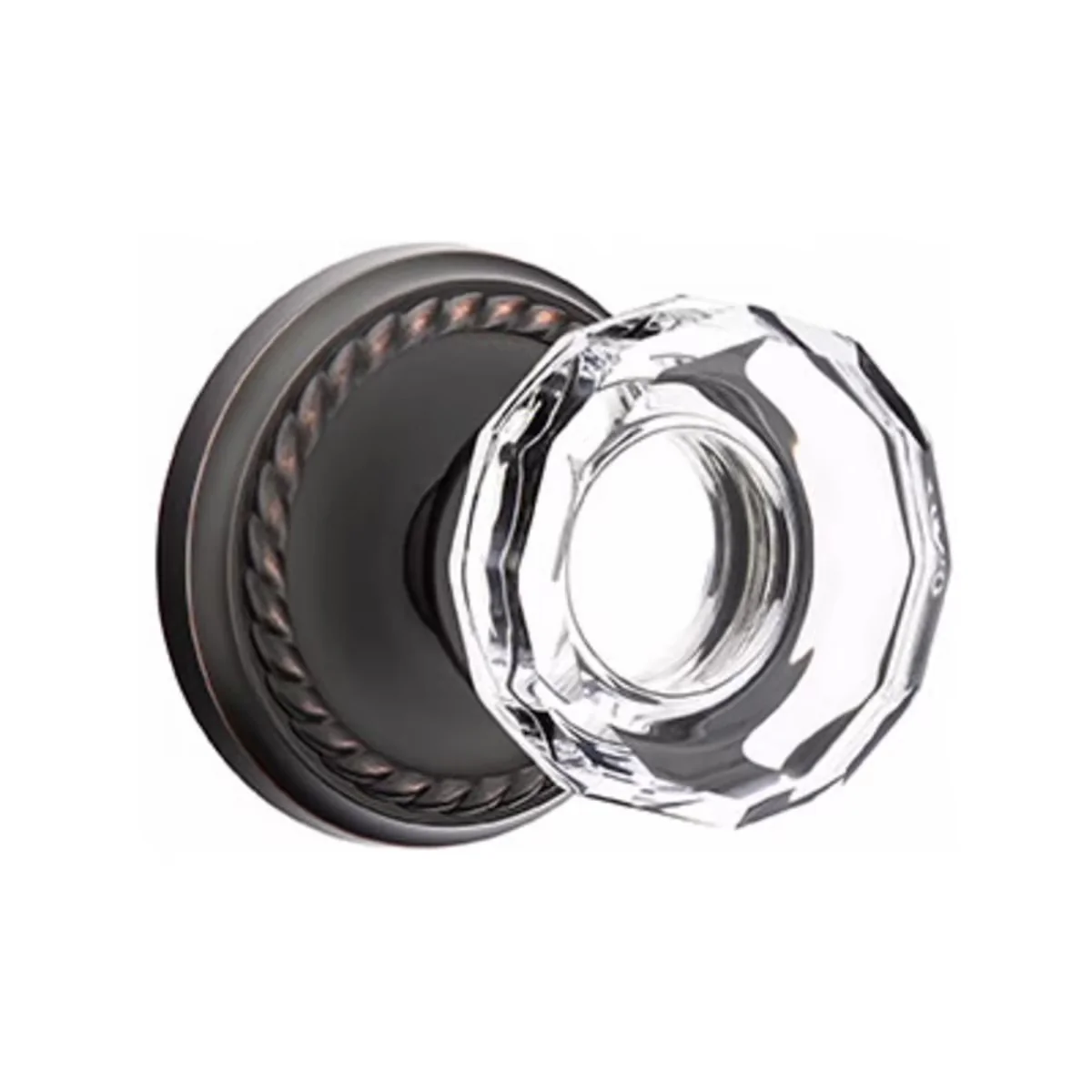 LOWELL GLASS (LW) DUMMY (PAIR) KNOB - Omega Custom Fabrication LLC