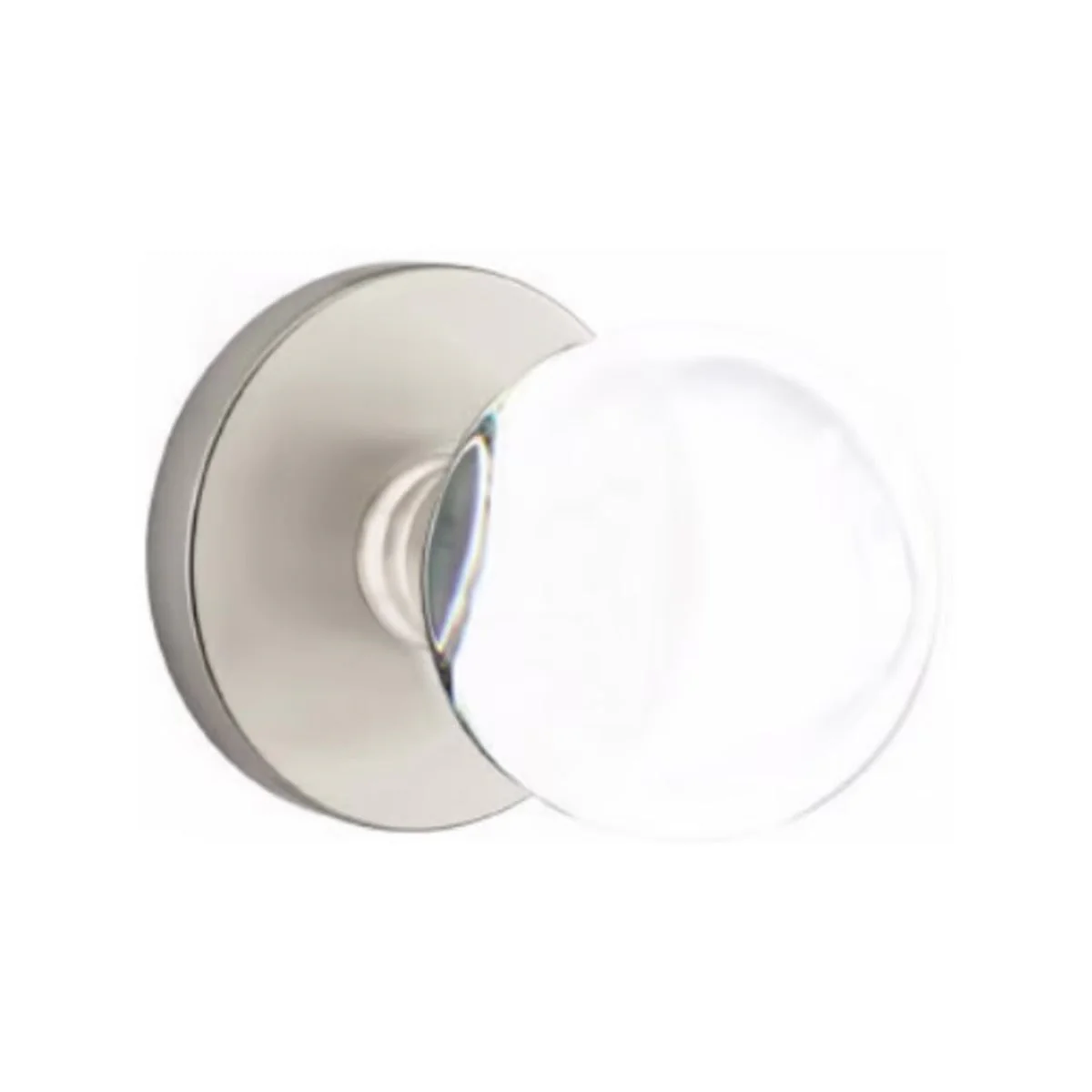 BRISTOL GLASS (BL) PRIVACY (BED/BATH) KNOB WITH 2-3/8