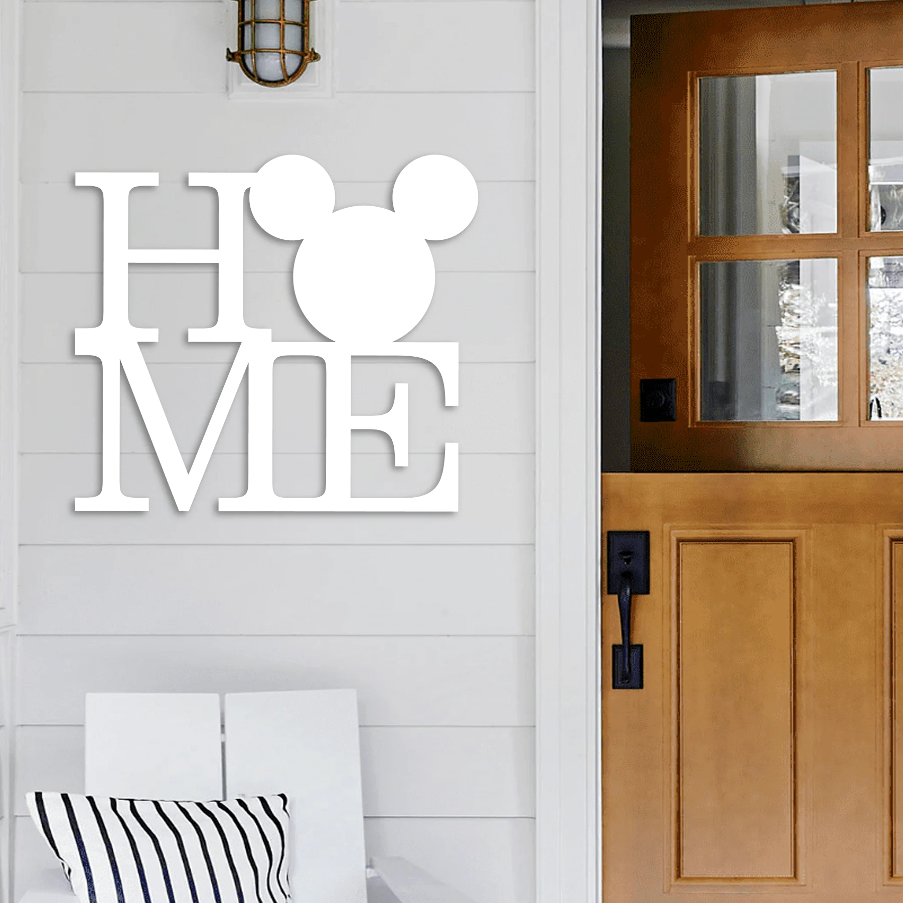 Mickey Mouse Home Metal Wall Art - Omega Custom Fabrication LLC