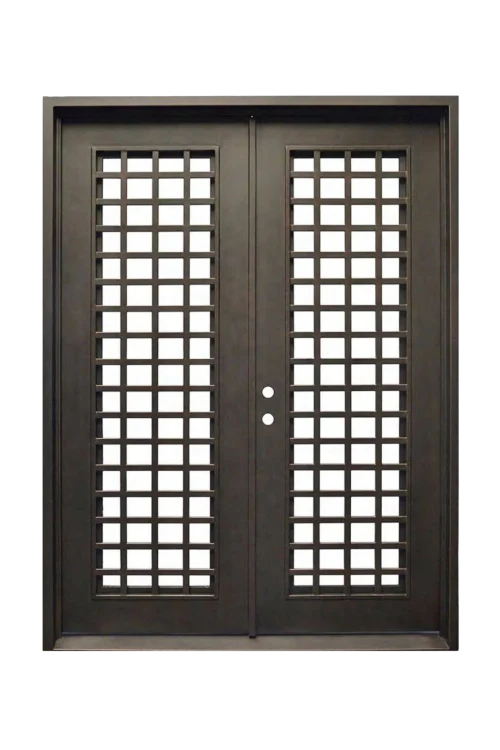 Castellan Grid Iron Door - Omega Custom Fabrication LLC