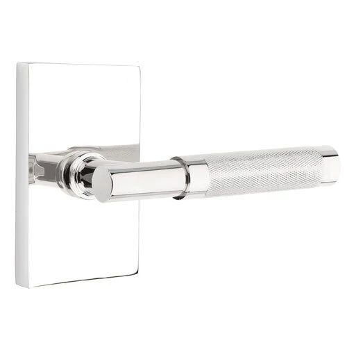 T-BAR KNURLED (TA.KN) PRIVACY (BED/BATH) LEVER WITH 2-3/8