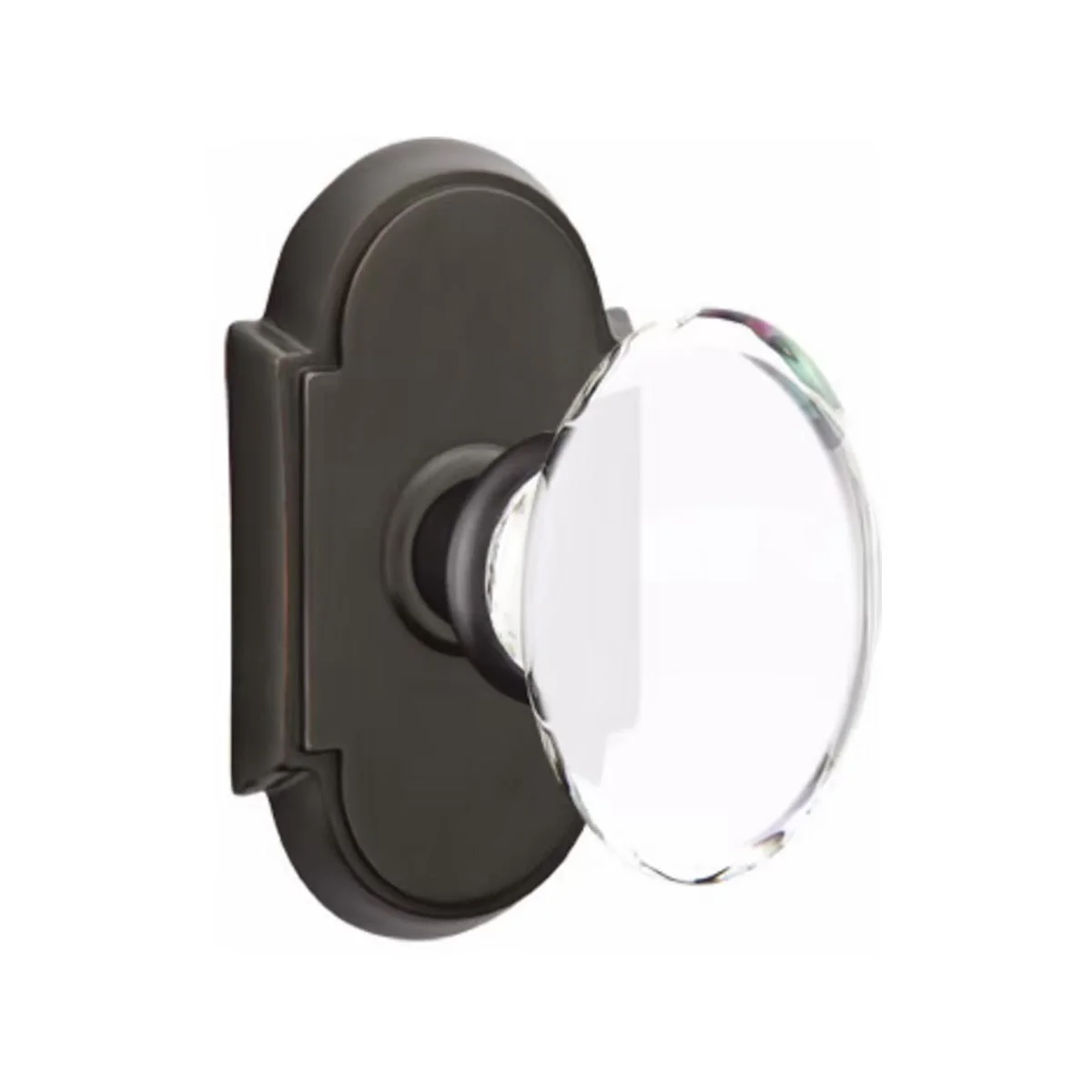 HAMPTON GLASS (HT) PRIVACY (BED/BATH) KNOB WITH 2-3/8