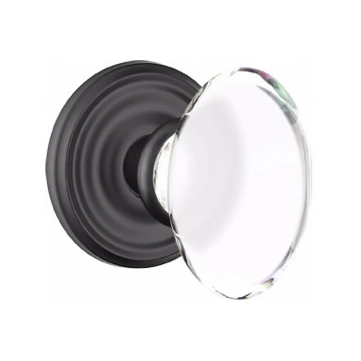 HAMPTON GLASS (HT) PRIVACY (BED/BATH) KNOB WITH 2-3/8