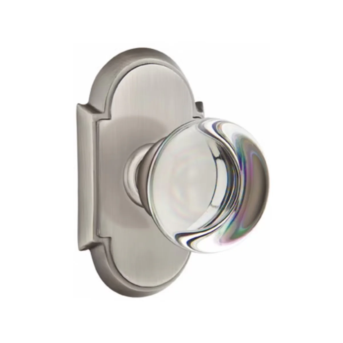 PROVIDENCE GLASS (PC) PASSAGE (HALL/CLOSET) KNOB WITH 2-3/8