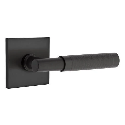 T-BAR KNURLED (TA.KN) PASSAGE (HALL/CLOSET) LEVER WITH 2-3/8