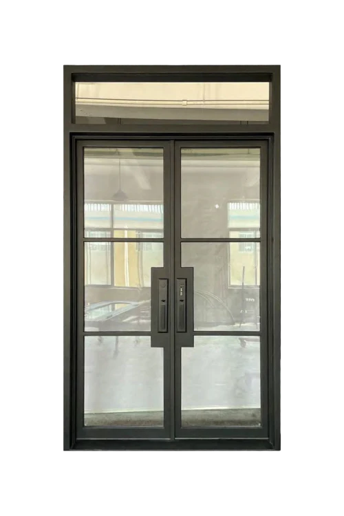 Modern Loft Iron Door - Omega Custom Fabrication LLC
