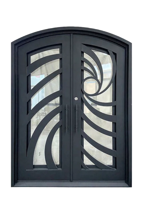 Spiral Tide Iron Door - Omega Custom Fabrication LLC