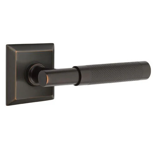 T-BAR KNURLED (TA.KN) PASSAGE (HALL/CLOSET) LEVER WITH 2-3/8