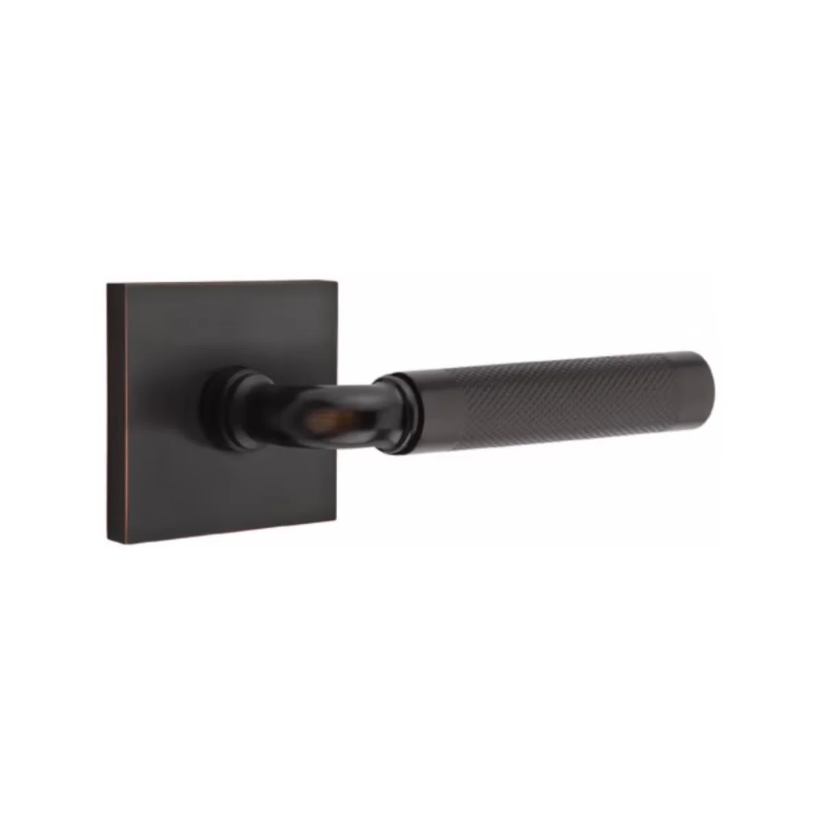 R-BAR KNURLED (RA.KN) PASSAGE (HALL/CLOSET) LEVER WITH 2-3/8