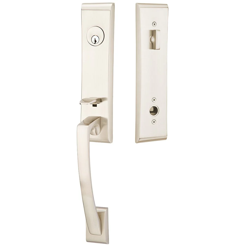 APOLLO SATIN NICKEL (US15) HANDLESET SINGLE-CYLINDER [4815] W/ 2-3/8