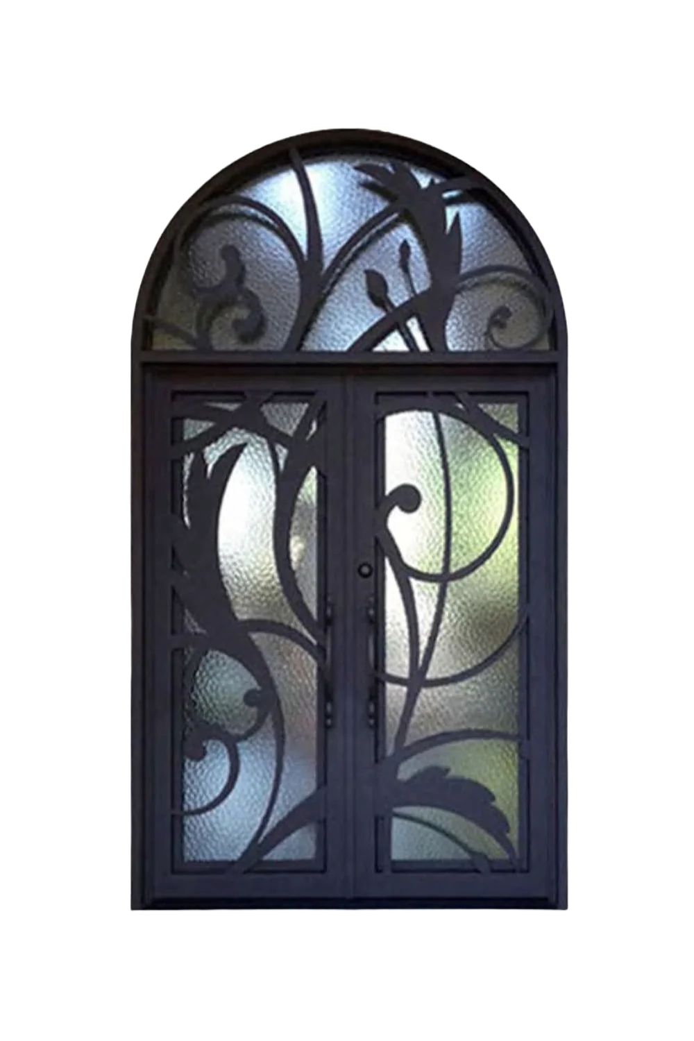 Aurora Iris Double Iron Doors (Doors Only) - Omega Custom Fabrication LLC