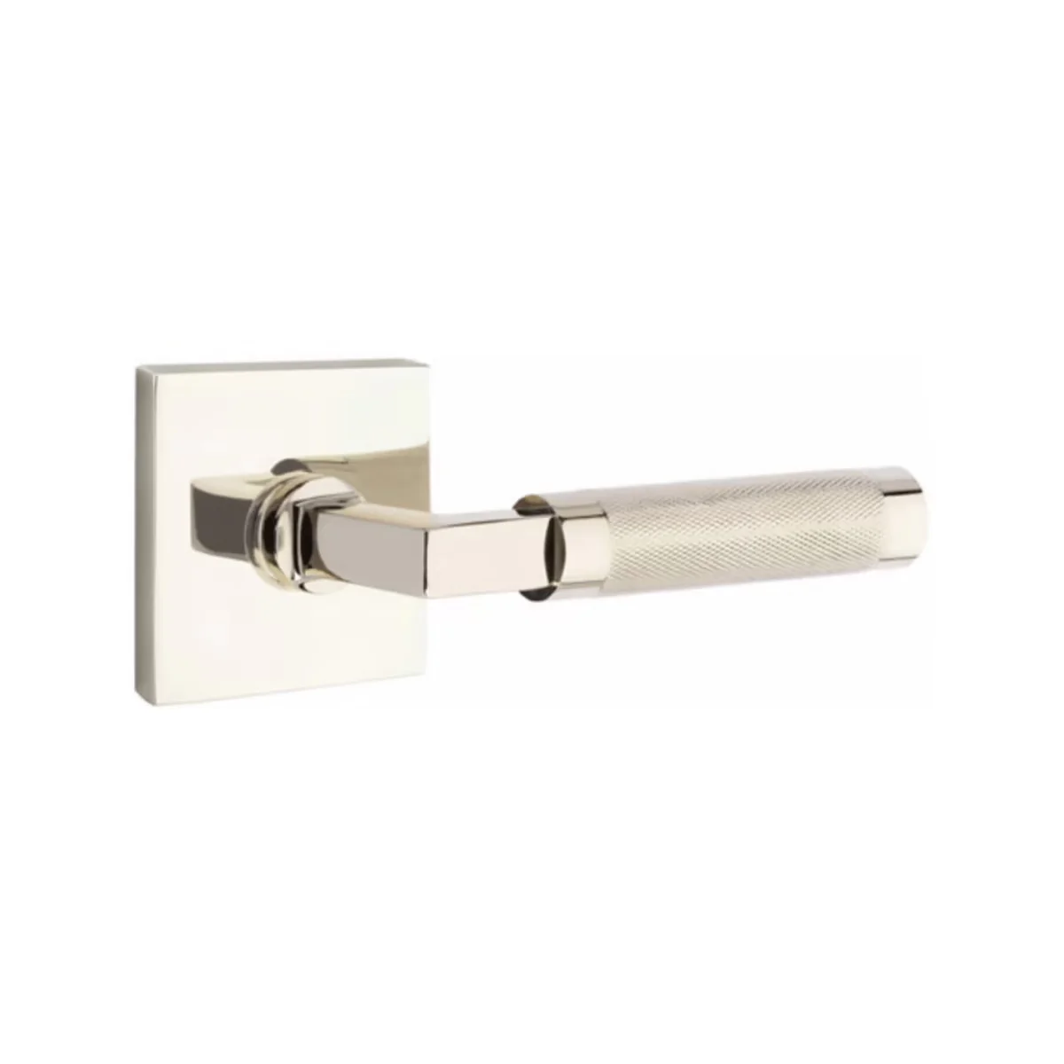 L-SQUARE KNURLED (LS.KN)) DUMMY (PAIR) LEVER - Omega Custom Fabrication LLC
