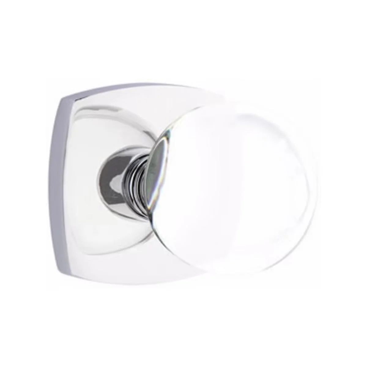 BRISTOL GLASS (BL) PRIVACY (BED/BATH) KNOB WITH 2-3/8