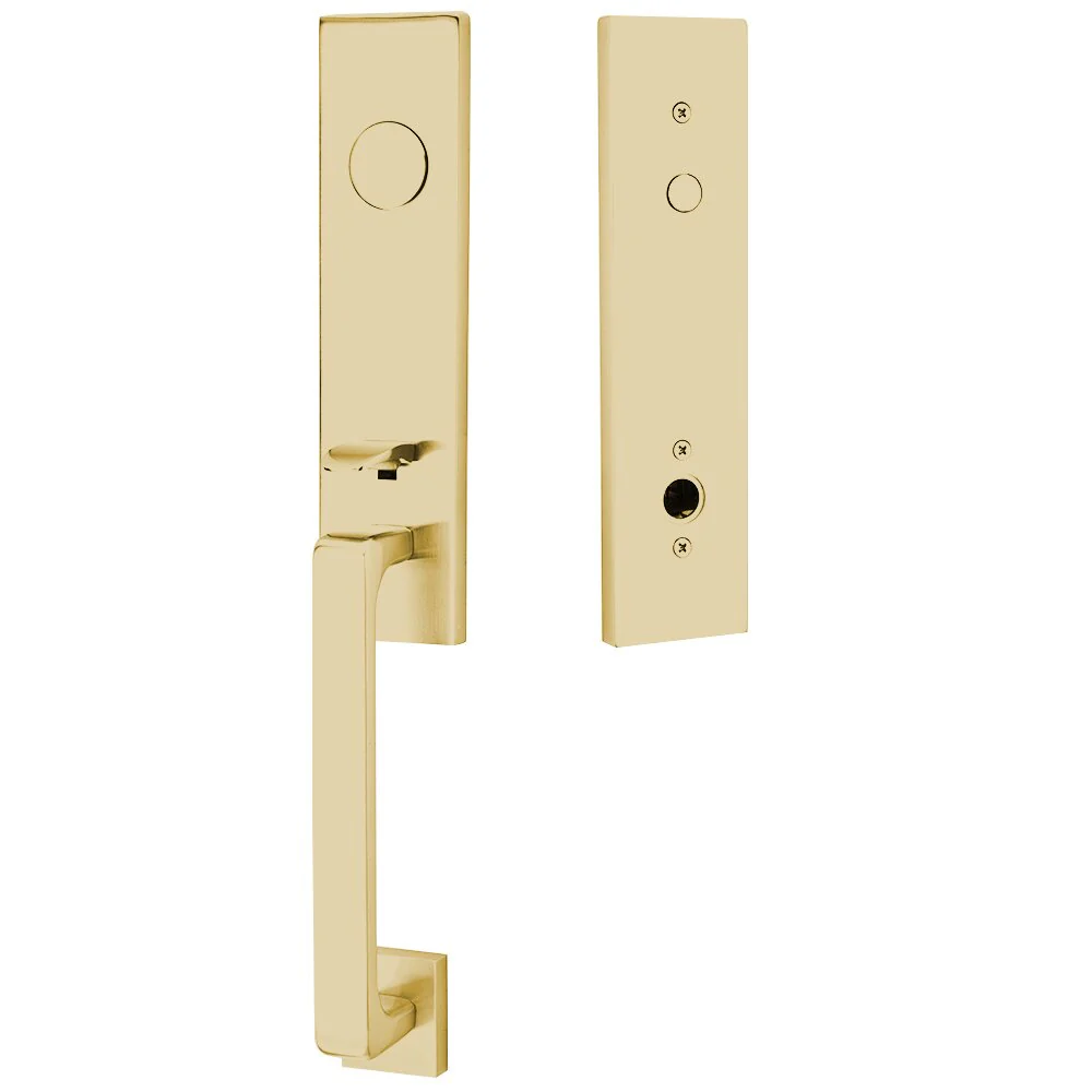 DAVOS SATIN BRASS (US4) HANDLESET DUMMY [4808] W/ 2-3/8