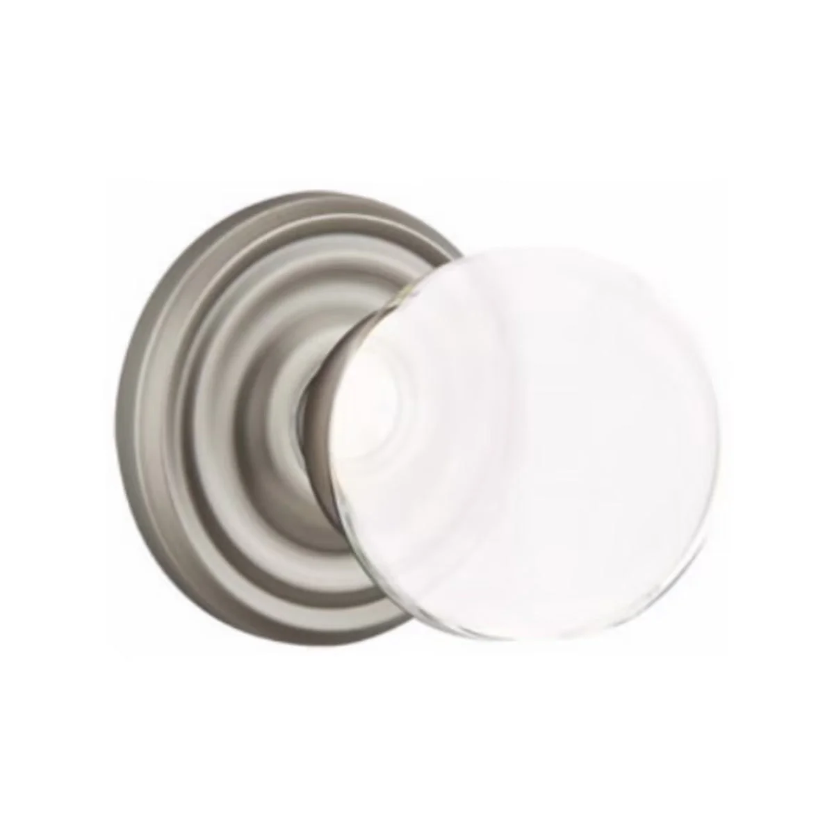 BRISTOL GLASS (BL) PRIVACY (BED/ BATH) KNOB WITH 2-3/8