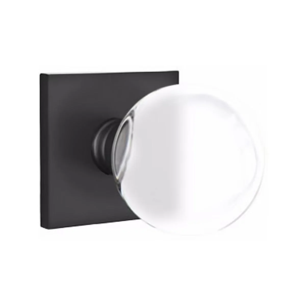 BRISTOL GLASS (BL) PRIVACY (BED/BATH) KNOB WITH 2-3/8