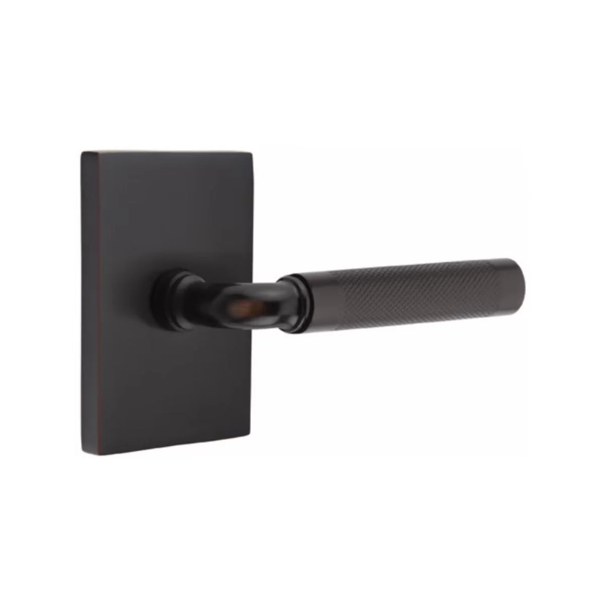 R-BAR KNURLED (RA.KN) PRIVACY (BED/BATH) LEVER WITH 2-3/8