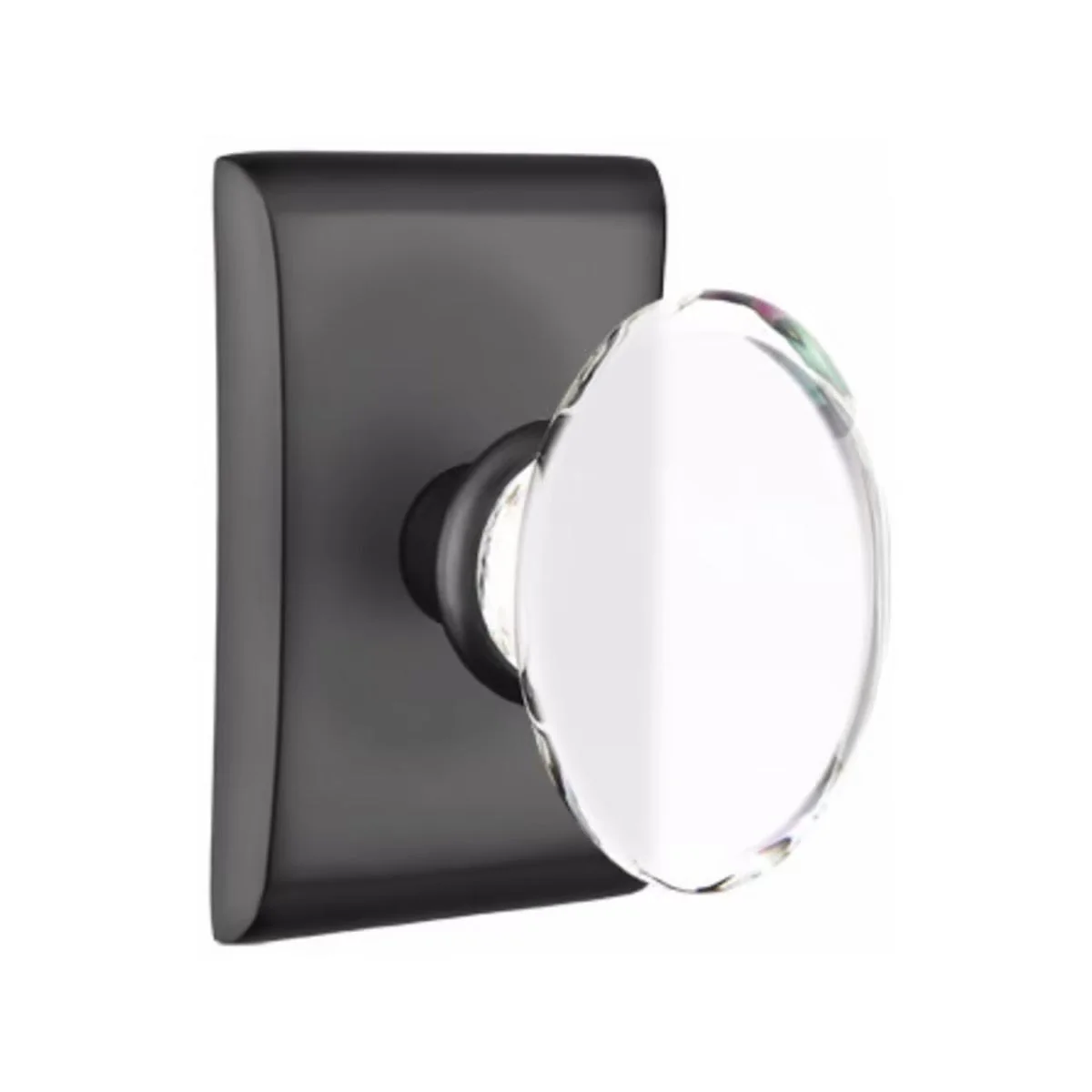 HAMPTON GLASS (HT) PRIVACY (BED/BATH) KNOB WITH 2-3/8