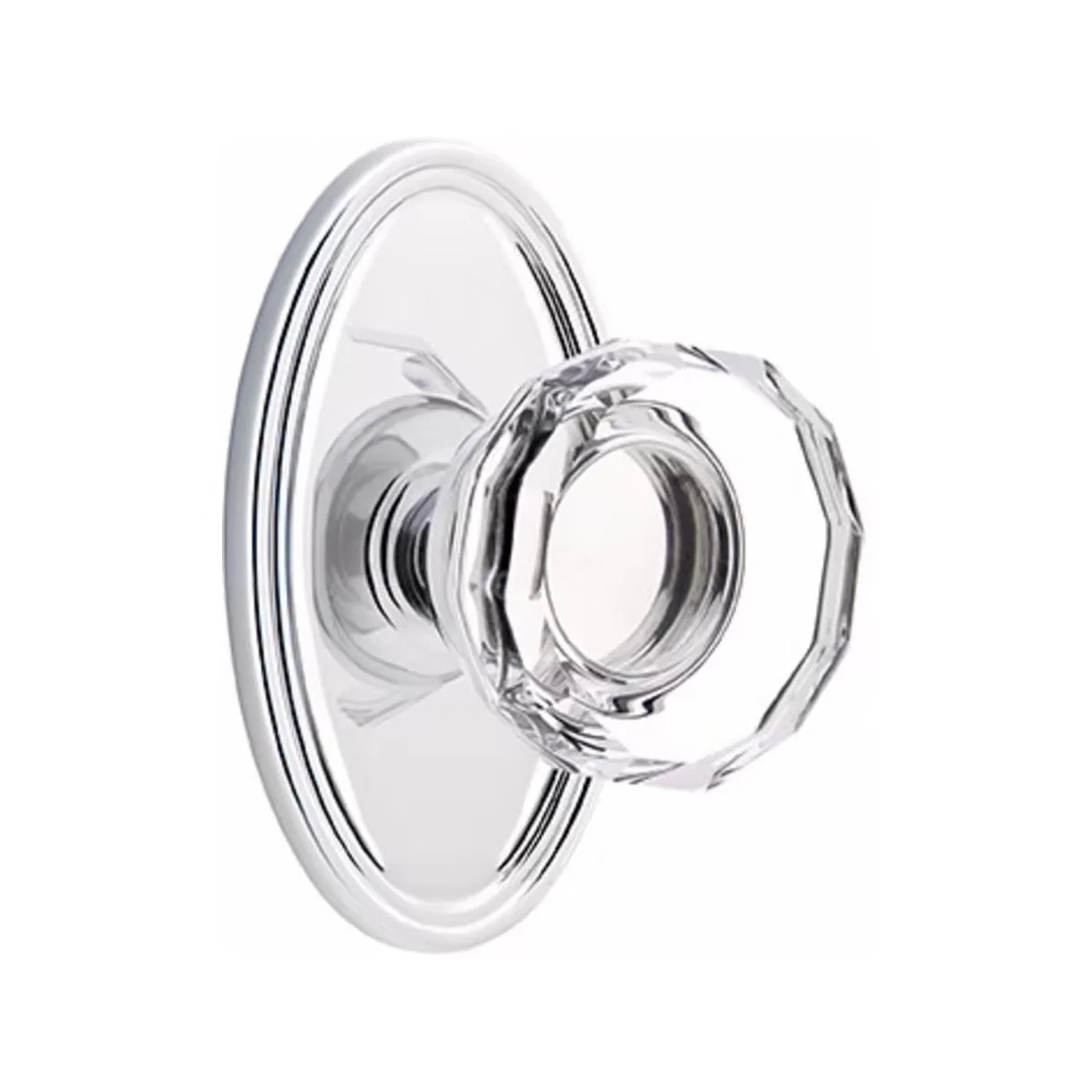 LOWELL GLASS (LW) PRIVACY (BED/BATH) KNOB WITH 2-3/8