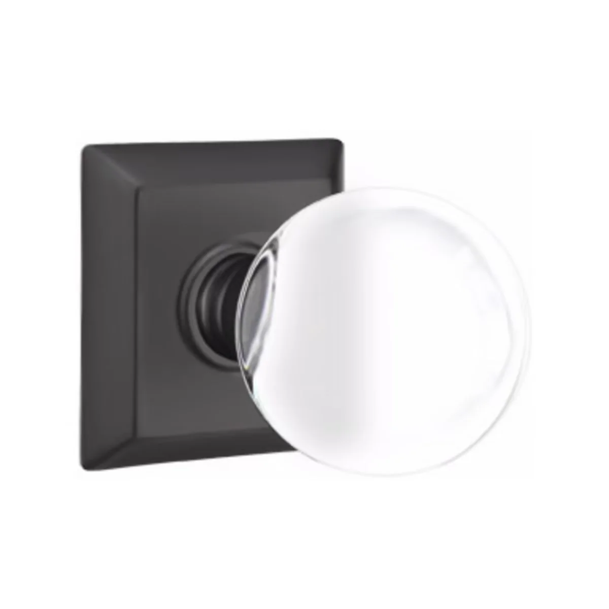 BRISTOL GLASS (BL) PASSAGE (HALL/CLOSET) KNOB WITH 2-3/8
