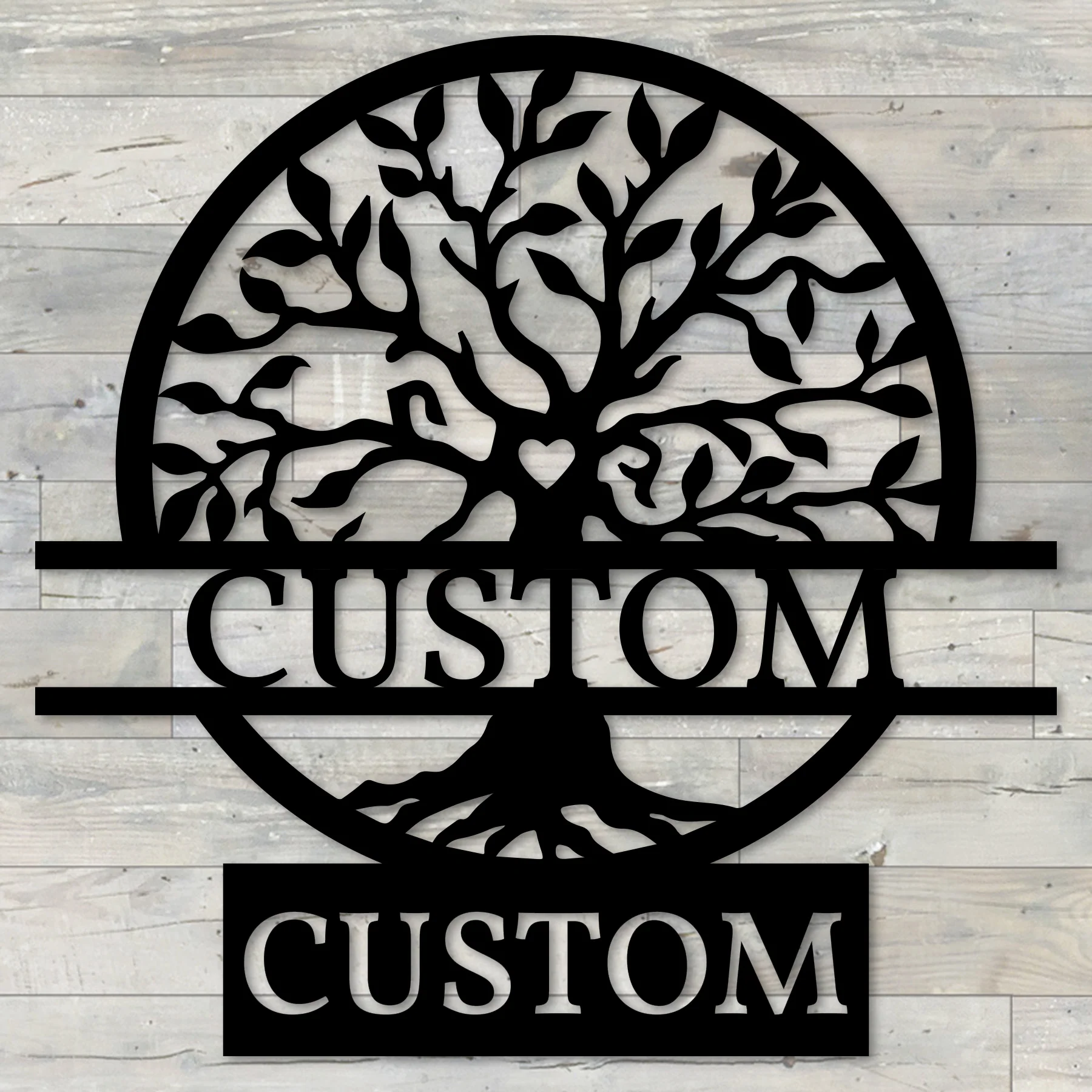 Custom Tree Of Life Address Sign - Omega Custom Fabrication LLC