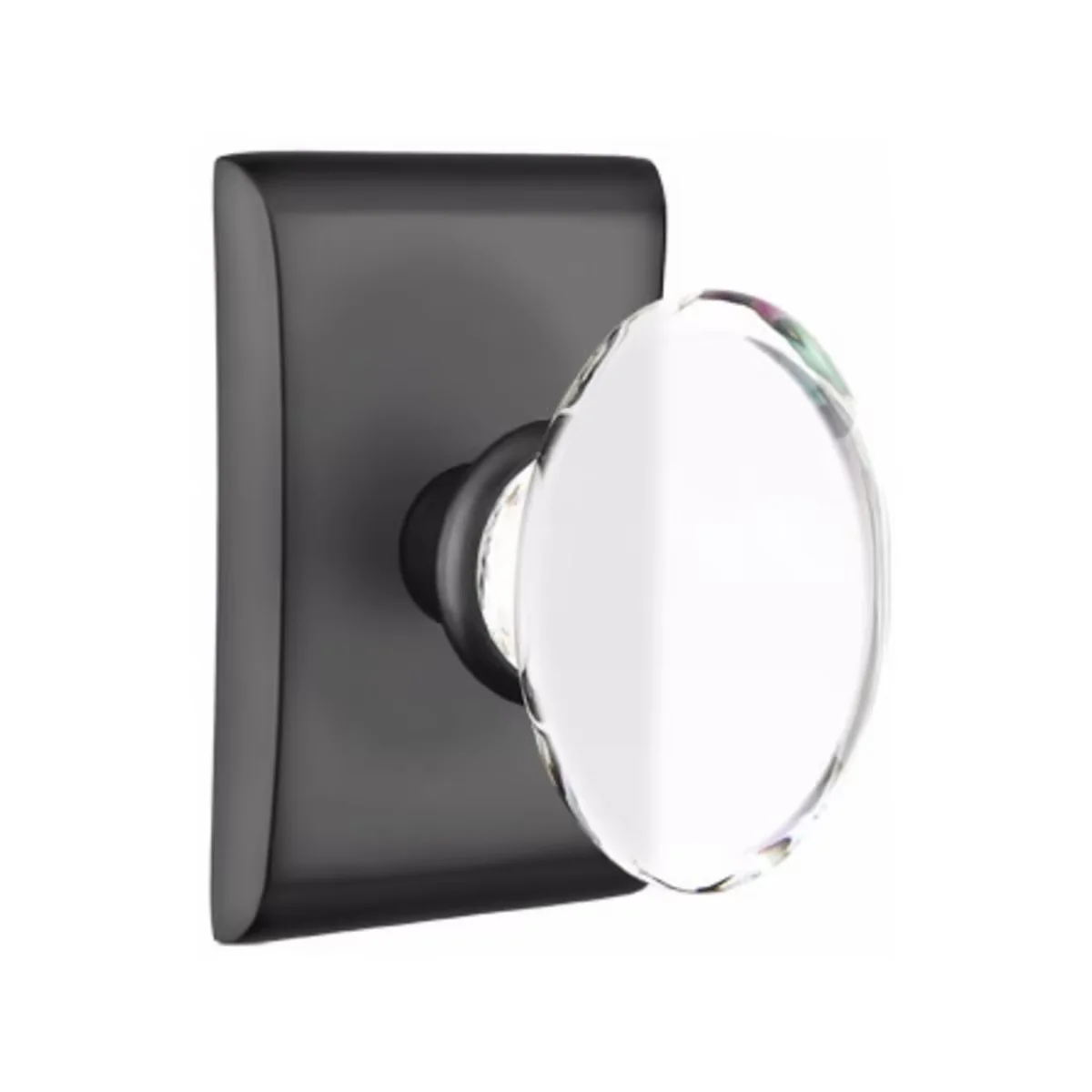 HAMPTON GLASS (HT) PASSAGE (HALL/CLOSET) KNOB WITH 2-3/8